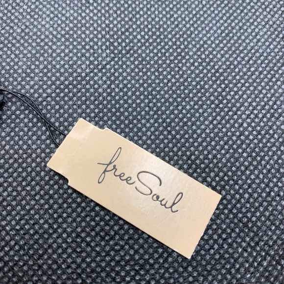 Free Soul Silver and Gold Beaded Rope Necklace with Gold Tassels - Picture 5 of 6